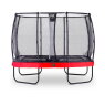 EXIT Elegant Premium Trampolin 214x366cm mit Deluxe Sicherheitsnetz - rot