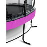 EXIT Elegant Premium Trampolin ø427cm mit Deluxe Sicherheitsnetz - lila