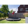 EXIT Elegant Premium sports Bodentrampolin ø366cm - schwarz