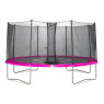 EXIT Twist Trampolin ø427cm - rosa/grau