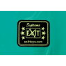 EXIT Supreme ebenerdiges Trampolin 214x366cm mit Sicherheitsnetz - grün