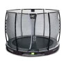 EXIT Elegant Premium Inground-Trampolin ø305cm mit Deluxe Sicherheitsnetz - schwarz