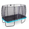 EXIT Elegant Trampolin 244x427cm mit Economy Sicherheitsnetz - blau