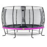 EXIT Elegant Trampolin ø427cm mit Economy Sicherheitsnetz - lila