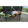 EXIT Tiggy junior Trampolin mit Sicherheitsnetz ø140cm - schwarz/grün